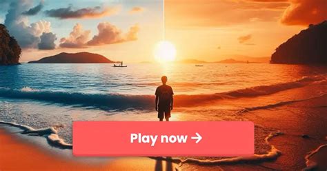 love&game|Comparing a preference to sunrises or sunsets with personality .